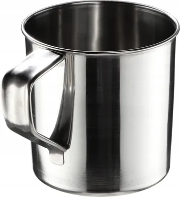 Immagine prodotto di Tazza in acciaio inox KADAX, tazza da caffè resistente con manico, tazza infrangibile, tazza isolata, tazza termica per caffè, tè, succo e acqua (10 cm / 1 pezzo)