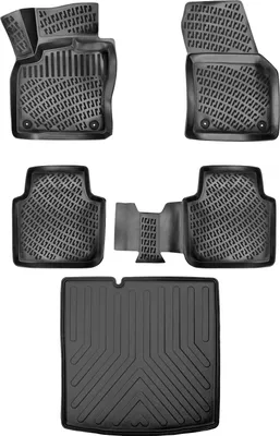 Produktbild von 3D Auto Gummimatten & Kofferraumwanne passend für Skoda Enyaq 2020-2026