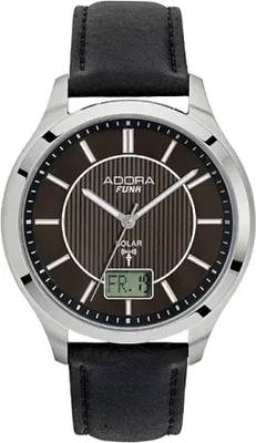Produktbild von ADORA AF7178 1-205049-001 Herren Uhr Armbanduhr Solaruhr Edelstahl Leder