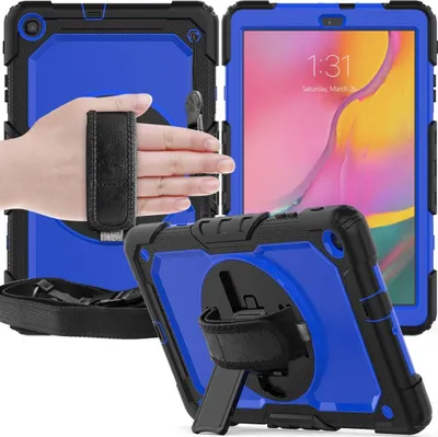 Immagine prodotto di Custodia per Samsung Galaxy Tab A 8.0'' con tracolla blu