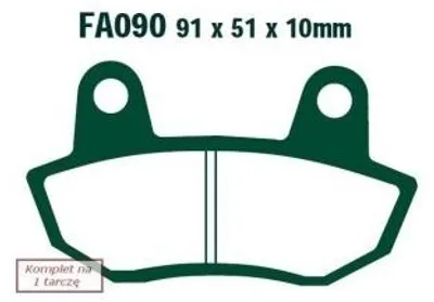 Produktbild von EBC Brakes FA090V Bremsbeläge Satz Bremsklötze für HONDA MOTORCYCLES CB (CB 550 -)