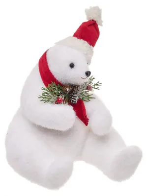 Produktbild von Weihnachtsdekoration Weihnachtsbär Figur 20x13x17 cm