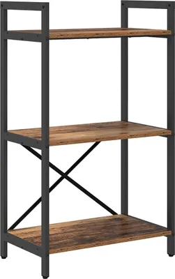 Zdjęcie produktu dla Półka na książki Stare drewno 56 x 34 x 96 cm