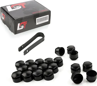 Produktbild von 20x Radschrauben Kappen 17 mm diebstahlhemmend + Abzieher für AUDI für SEAT