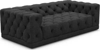 Produktbild von Strukturstoff 3-Sitzer Couch Meliva Schwarz