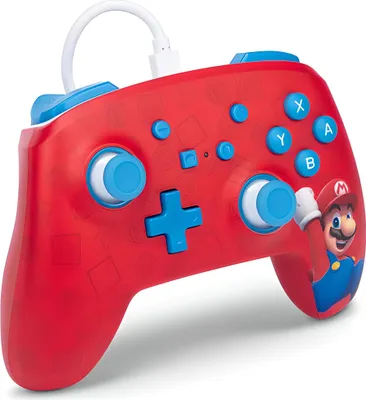 Obrázek produktu pro PowerA NSGP0001-01, Gamepad, Nintendo Switch, Analogový, Kabel, USB, Micro-USB