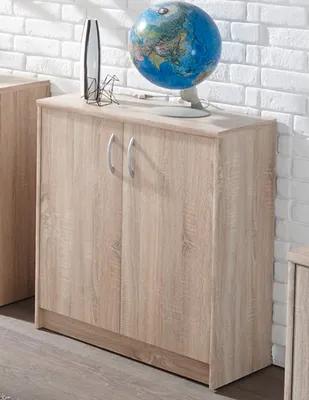 Produktbild von Kommode Schrank Standschrank Anrichte Beistellschrank Holzschrank "Olli I" Sonoma-Eiche