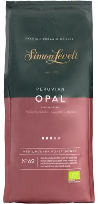 Produktbild von Simon Lévelt Peruvian Opal Kaffeebohnen 500g – Aromatisch & frisch geröstet