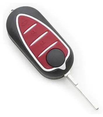 Productafbeelding van Autosleutelhoes voor Alfa Romeo, model Sip22Brs8 - SIP22BRS8 - met 3 knoppen