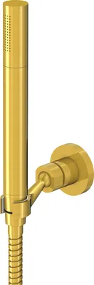 Produktbild von Steinberg Serie 100 Handbrausegarnitur mit Stabhandbrause und Wandhalterung, 1001650BG