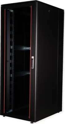 Produktbild von ROTRONIC-SECOMP 19 Zoll Netzwerkschrank Pro 42 HE 800x1000 BxT Glastür schwarz