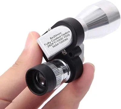 Obrázek produktu pro Ruční dalekohled, 8×20, monokulární, HD, s držákem na smartphone, kompaktní, mini, pro pozorování ptáků