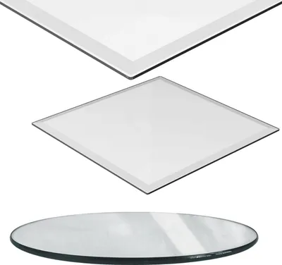 Produktbild von Rapid Teck® Glastischplatte Transparent 800 x 800 mm