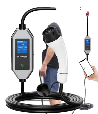 Obrázek produktu pro Nabíječka EV, inteligentní ovládání pomocí aplikace, výstup 22 kW, typ 2 s aplikací 5M, typ 2