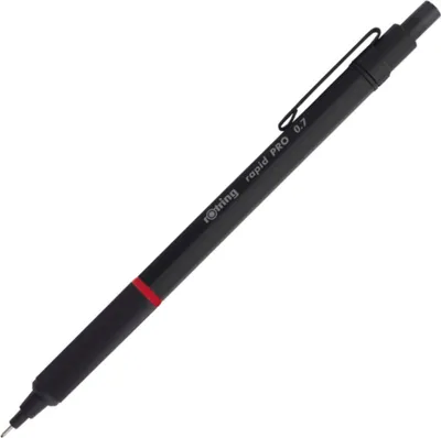 Produktbild von rOtring Rapid PRO Druckbleistift mit Einzug | 0,7 mm | Schwarz