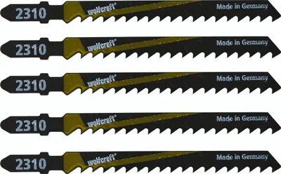 Produktbild von Wolfcraft Stichsägeblätter 2360000 100 mm T-Schaft 5 Stück