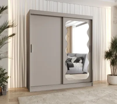 Obrázek produktu pro Šatní skříň 180 cm ROZANA - kašmírová