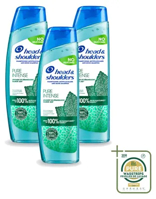 Obrázok produktu pre 3 balenia šampónu Head & Shoulders Pure Intense proti lupinám s mätou, 250 ml - balenie