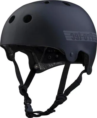 Produktbild von Famanu Skateboardhelm Unisex Schwarz Matt Reflektierend - Einheitsgröße