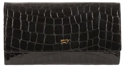 Produktbild von Portemonnaie VERONA Geldbörse L 14 Kartenfächer schwarz Damen - Leder