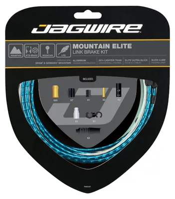 Zdjęcie produktu dla Zestaw hamulcowy Jagwire Mountain Elite Link, niebieski