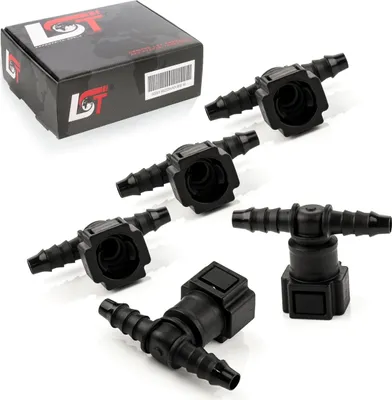 Produktbild von 5x Schnellverschluss Kraftstoffleitung Kupplung T-Stück 7,89x6mm für OPEL VOLVO