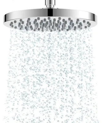 Produktbild von Duschkopf Regenduschkopf 20,3 cm Rund Hochdruck schwenkbar Edelstahl Chrom
