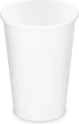 Produktbild von 40x Heiß- und Kaltgetränkebecher Pappbecher weiß 250ml 330ml Ø 80mm,.