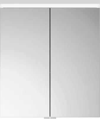 Image de burgbad Lin20 Armoires de toilette avec éclairage LED, 2 portes, 600x700x170mm, SPQK060F5381