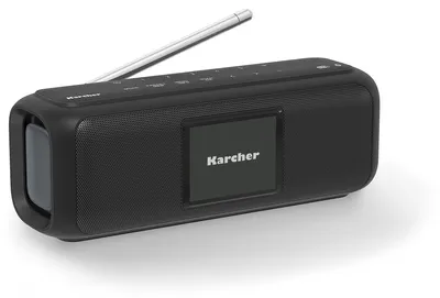 Zdjęcie produktu dla Przenośny głośnik Bluetooth Karcher DAB Go i cyfrowe radio DAB+/FM z kolorowym wyświetlaczem 2,4" i 5-watowym dźwiękiem stereo