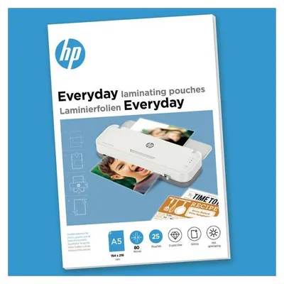 Produktbild von HP 9155, Glänzend, Transparent, DIN A5, 154 mm x 216 mm, 0,08 mm, 180 mm, 260 mm