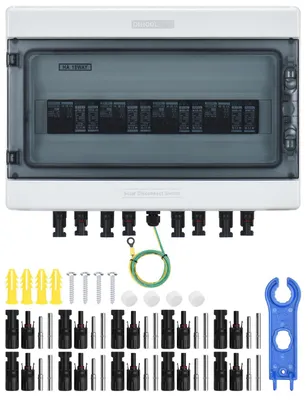 PV-Anschlusskasten 4-String DC 1000V 25A Überspannungsschutz IP65