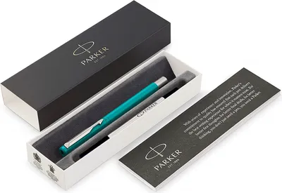 Produktbild von Parker Tintenroller Vector Rollerball Farbe Türkis mit Chrom - schwarze Schrift