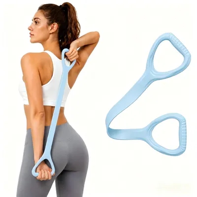 Produktbild von Fitness-Widerstandsband mit Griffen - 16 kg elastisches Band