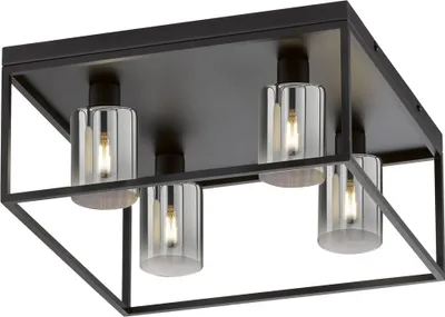 Produktbild von Fischer & Honsel 21319 Deckenleuchte Iska Metall sandschwarz