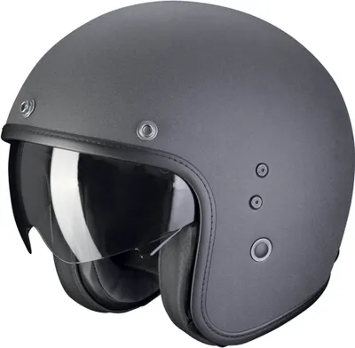 Produktbild von Scorpion Belfast Evo Solid Jethelm, dunkelgrau, XS (54/55)