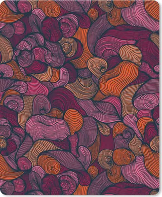 Produktbild von MuchoWow® Mauspad Mousepad Muster - Linienkunst - Jugendstil 30x40 cm - Mousepads - Maus Mat - Pad - Mausunterlage - Mausmatten