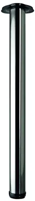 Tischbeine Set 4 Stück D60x700-730mm Edelstahl-Optik