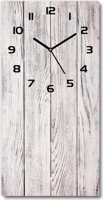 Immagine prodotto di Orologio da parete in vetro – 30x60 cm - Quadro in vetro - Orologio in vetro - Vetro temperato - Pannello in legno