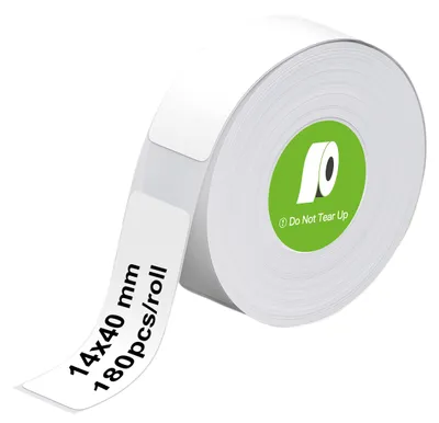 Immagine prodotto di OLYMPIA 6311 OLYMPIA Etikettenrolle für Etikettendrucker weiß, 14,0 x 40,0 mm, 1 x 180 Etiketten