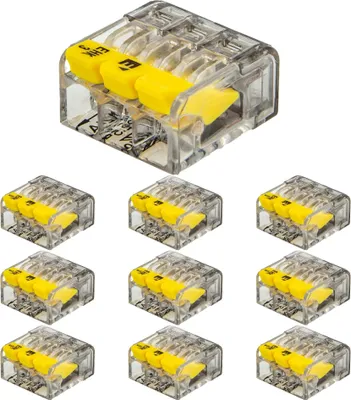 Produktbild von ELTROPA Steckklemme (10 Stück) Typ EHK - Klemme für 3 flexible & Massivleiter 0,2 bis 2,5 mm²