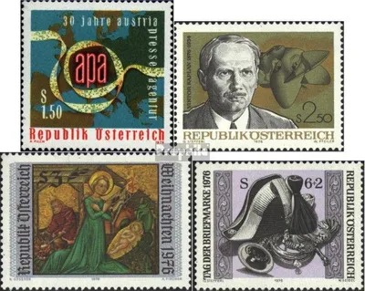 Produktbild von Briefmarken Österreich 1976 Mi 1533,1534,1535,1536 (kompl.Ausg.) postfrisch Sondermarken