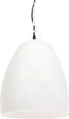 Produktbild von vidaXL Hängelampe Industriestil 25 W Weiß Rund 42 cm E27