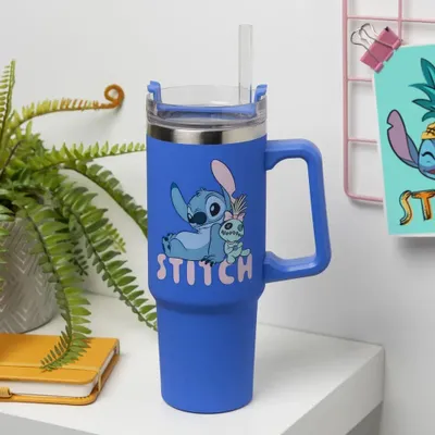 Immagine prodotto di Tazza da viaggio multiuso Tomik Stitch Blue da 900 ml