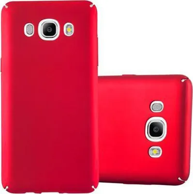 Obrázok produktu pre Cadorabo kryt pre Samsung Galaxy J7 2016 ochranný kryt v červenom tvrdom puzdre kryt mobilného telefónu