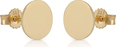 Produktbild von Paar OHRSTECKER 333 Gelb Gold 8 Karat Runde Ohrringe 8,00 mm Poliert 4856