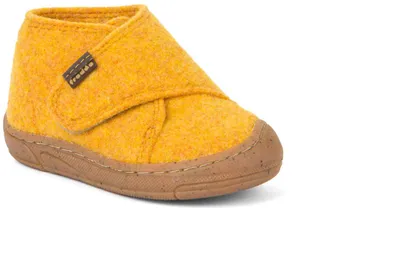 Produktbild von Kinderhausschuhe - MINNI WOOLY-YELLOW 25 YELLOW