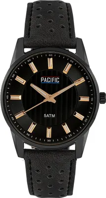 Image de Montre Pacific pour homme, noire, Pacific-PC00982