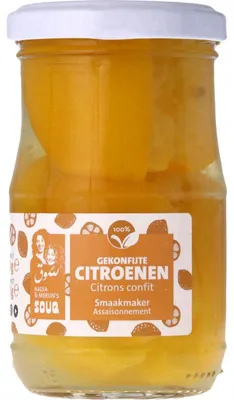 Produktbild von Souq Geconfijte Citroen 210g – Aromatische kandierte Zitronenstücke zum Backen & Snacken