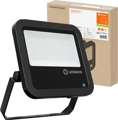 Obrázok produktu pre Reflektor LED 65W 4000K BK LEDVANCE FL PFM 65W/4000K SYM 100SL BK PHOTOCELL súmrakový senzor